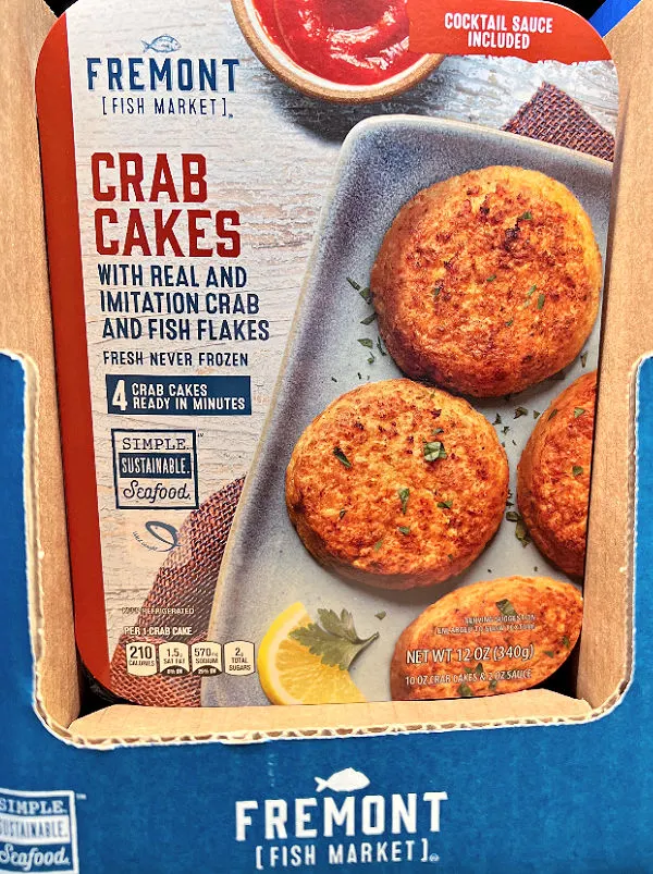 refrigerated crab cakes