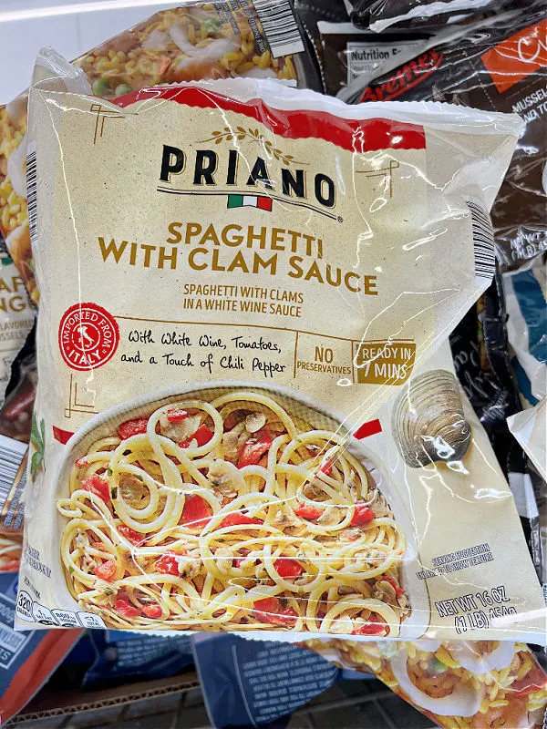 spaghetti with clam sauce