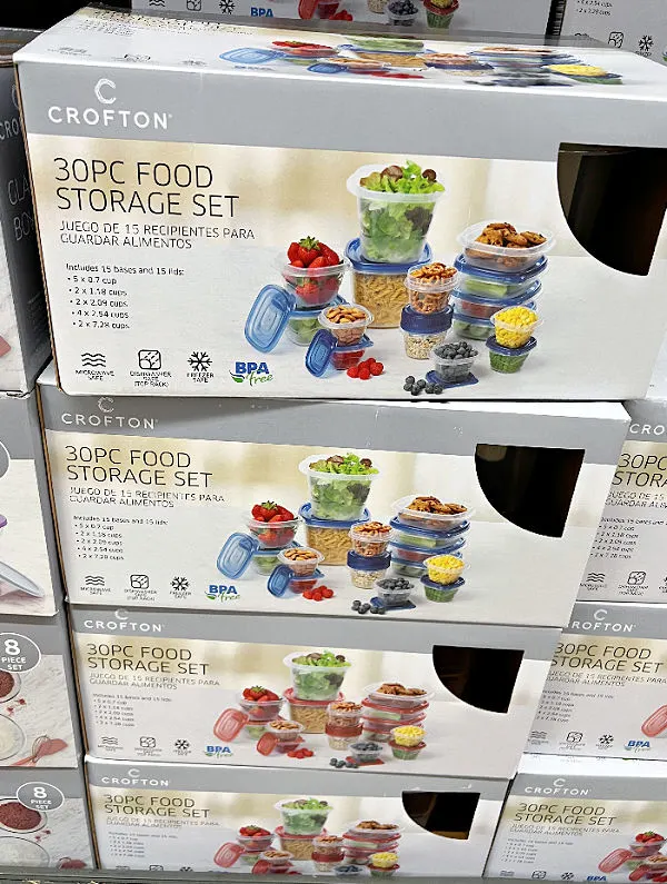 30 piece food storage set