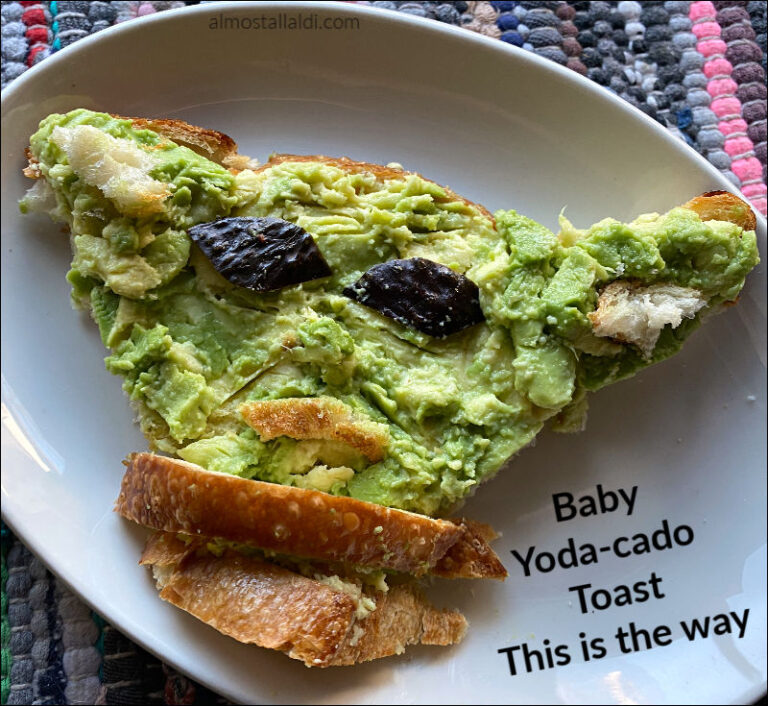 Baby Yoda Avocado Toast