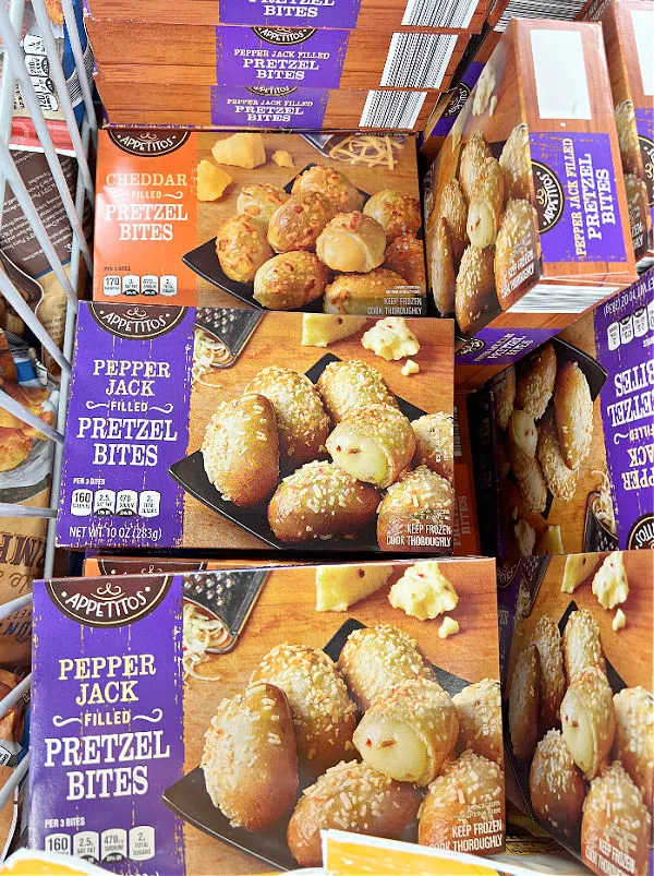 cheese filled frozen pretzel bites