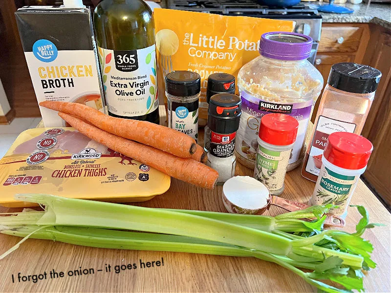 chicken stew ingredients