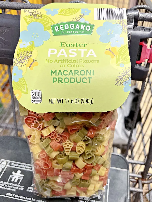 easter shaped pasta