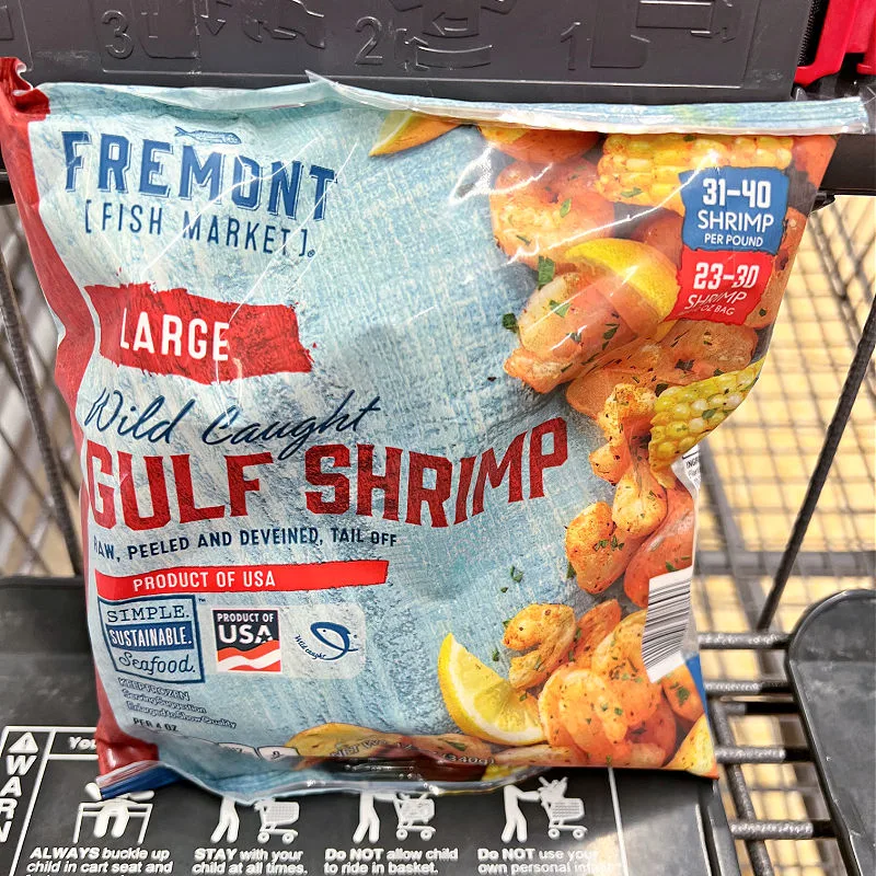 large peeled gulf shrimp