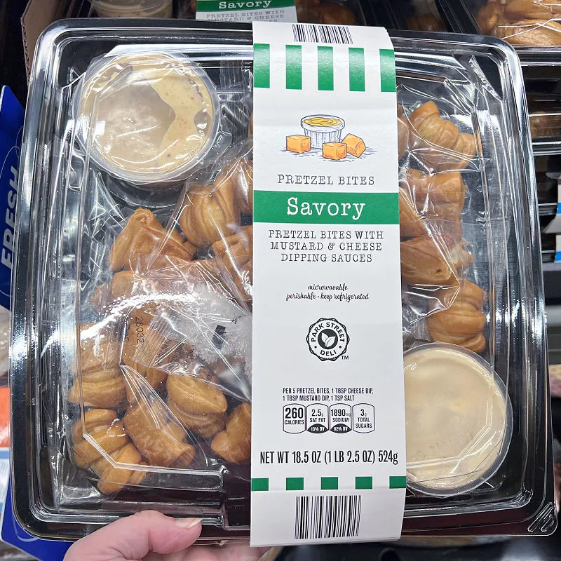 savory pretzel bites