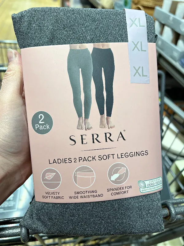 two pack of soft leggings