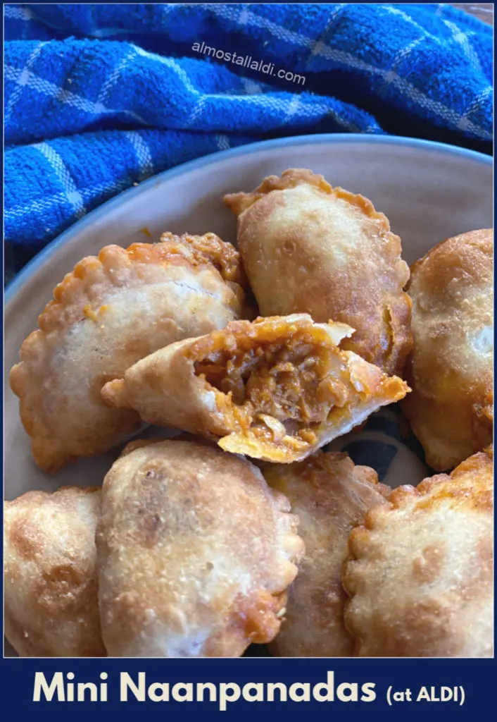 aldi butter chicken mini naanpanadas, a look inside