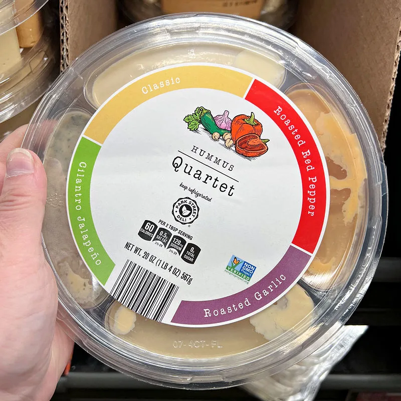 aldi hummus quartet