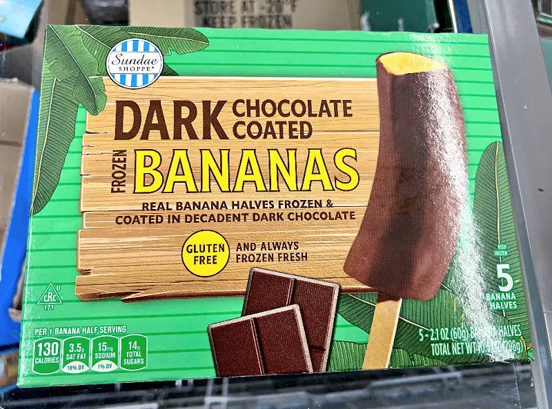 frozen chocolate bananas