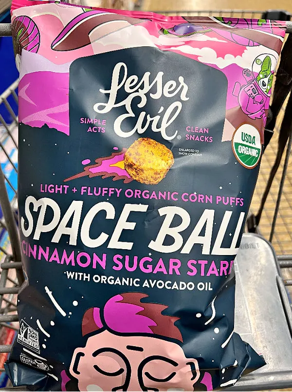 lesservil cinnamon sugar space balls corn puffs