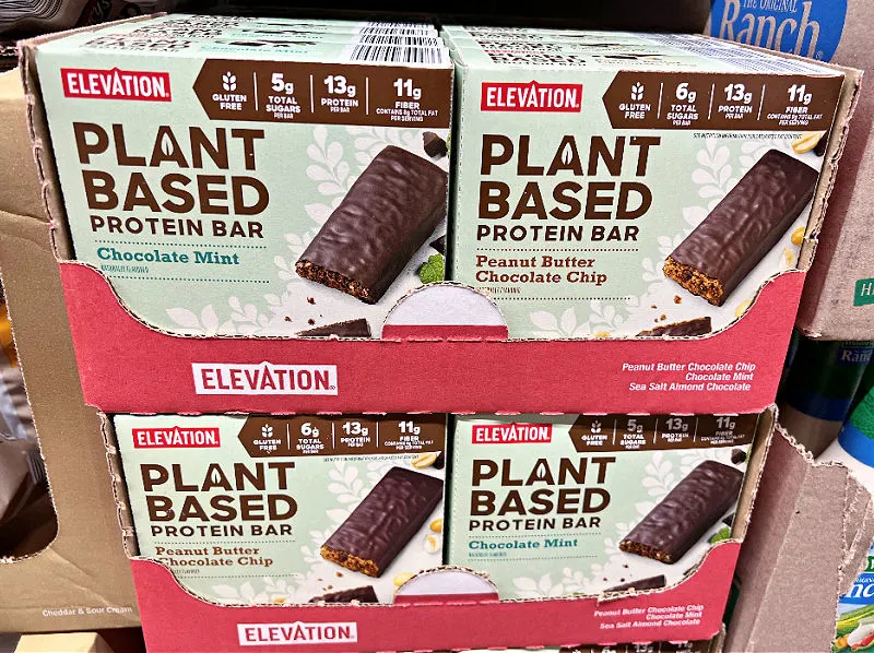plant based protein bars