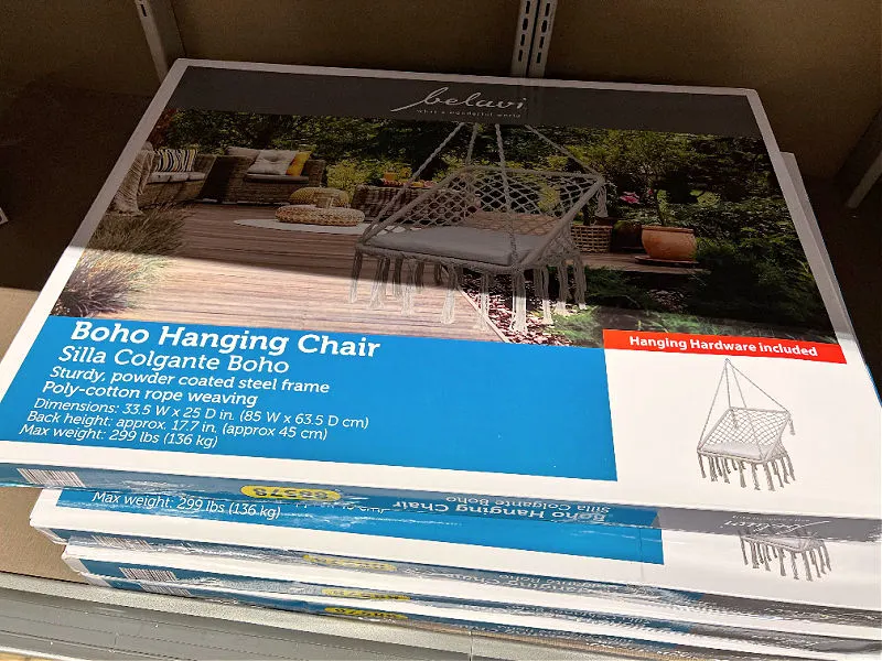 boho hanging chair