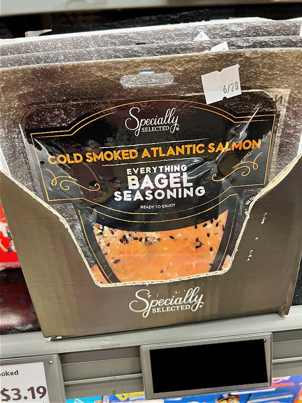 everything bagel cold smoked salmon