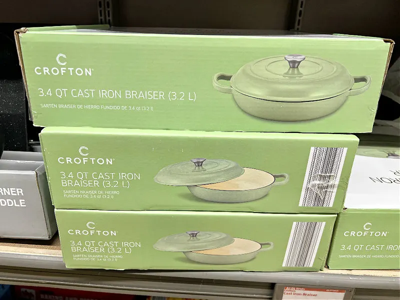 cast iron braiser