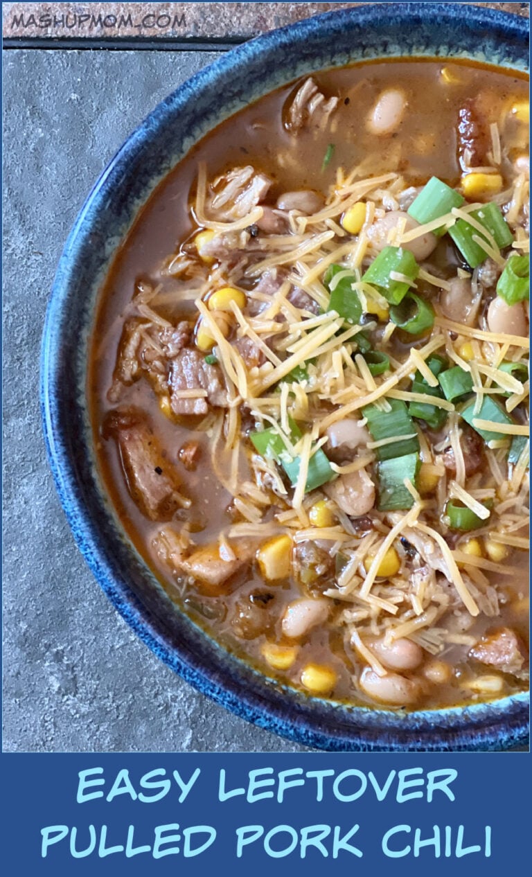 Easy Leftover Pulled Pork Chili