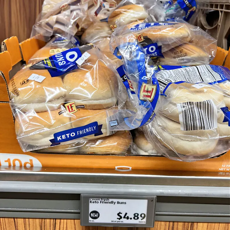 keto friendly buns at ALDI