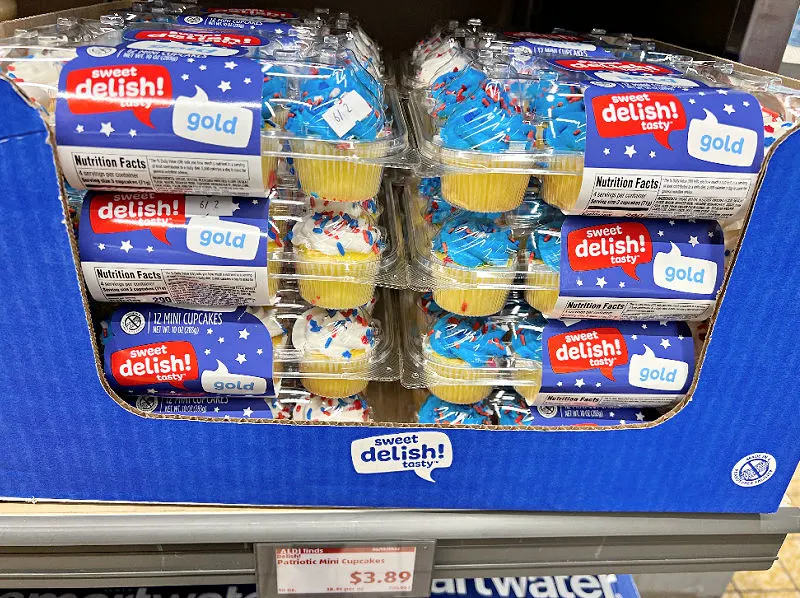 patriotic mini cupcakes