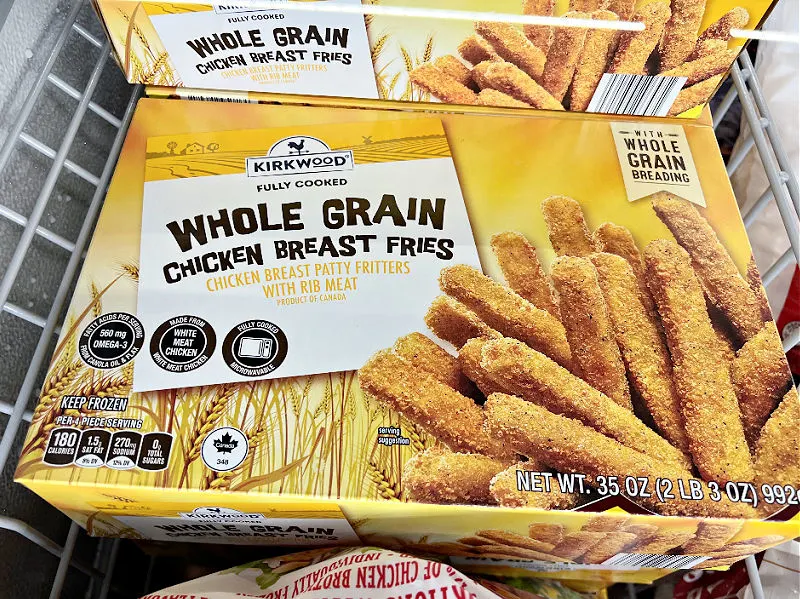 whole grain chicken fries