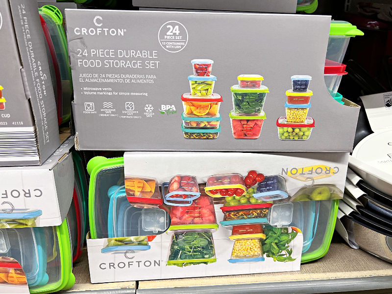 Crofton 24-Piece Durable Food Storage Set