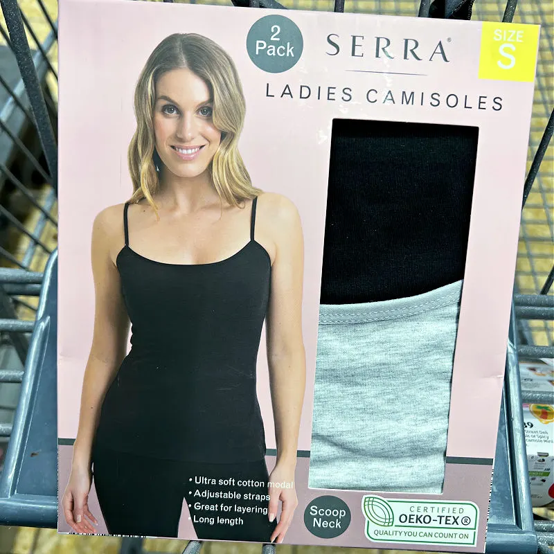 two pack of camis at aldi