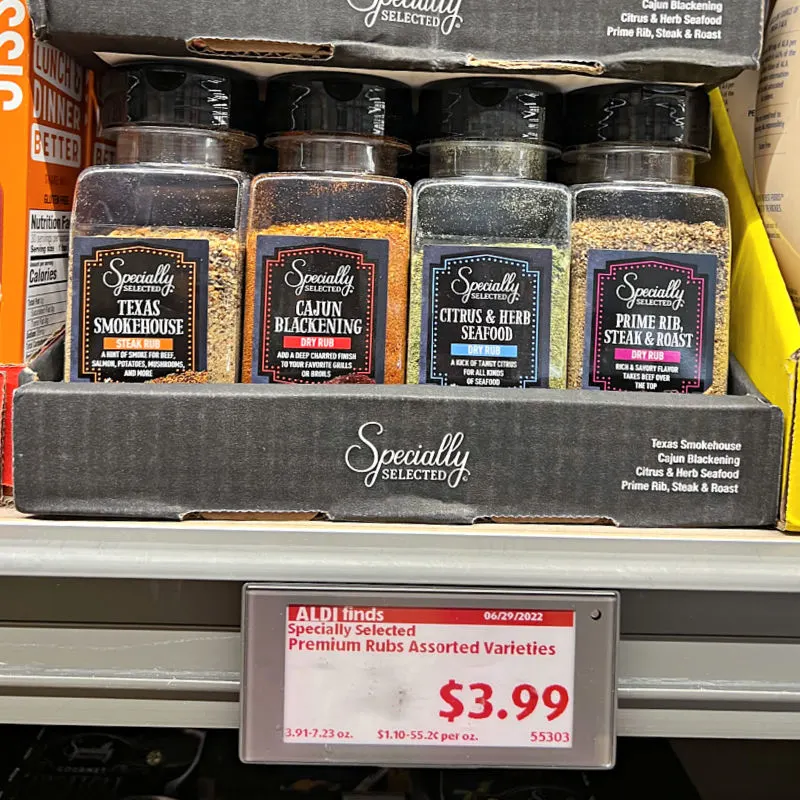 aldi premium spice rubs