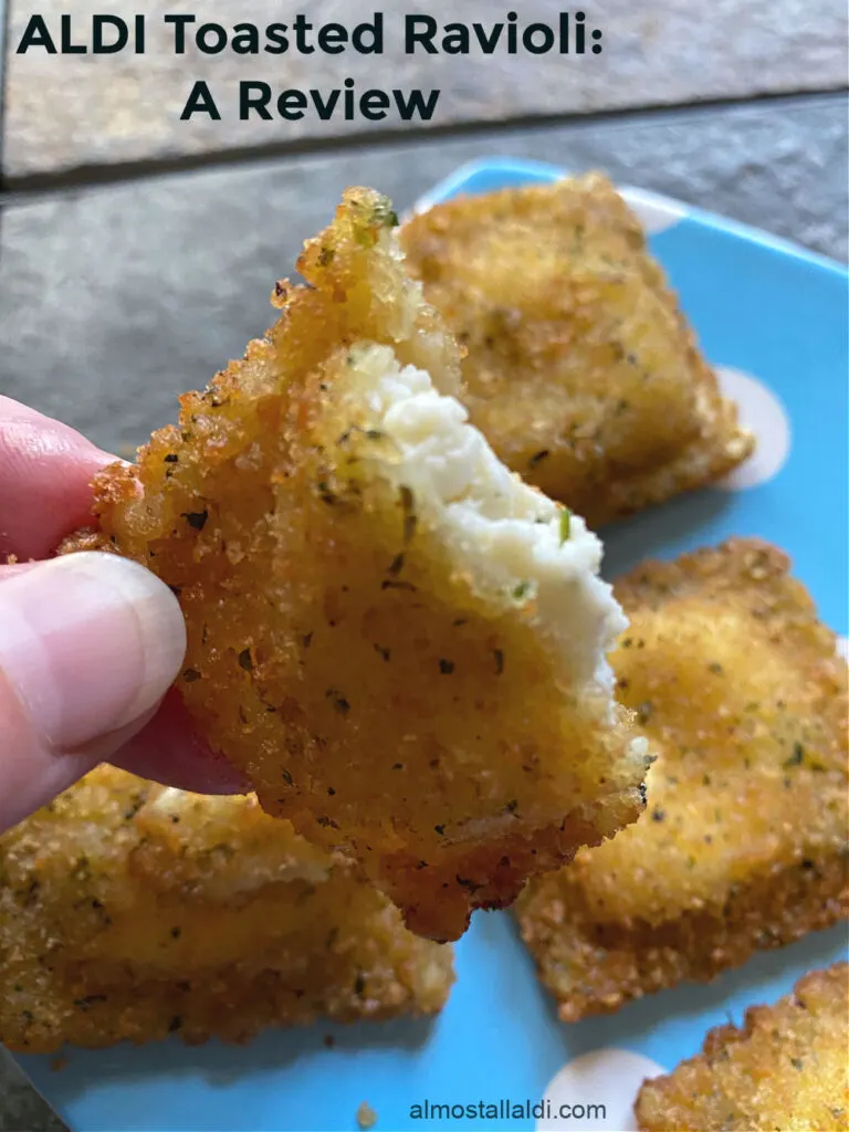 aldi toasted ravioli review