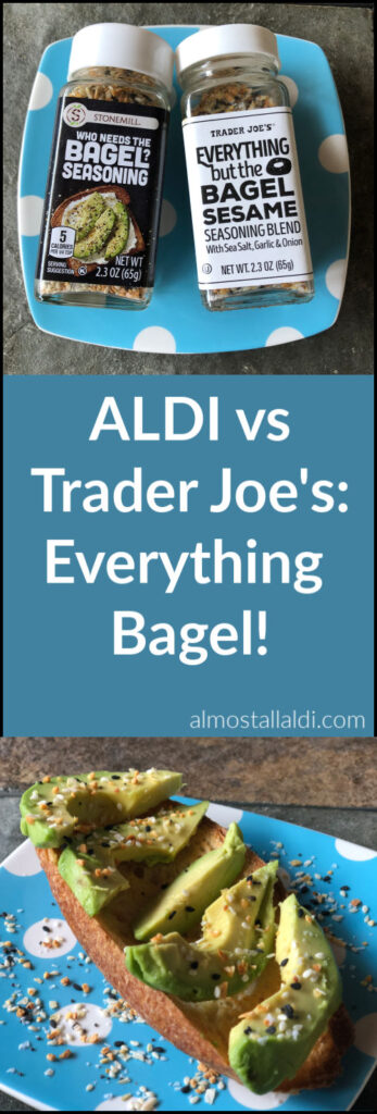 aldi vs trader joe's everything bagel seasoning