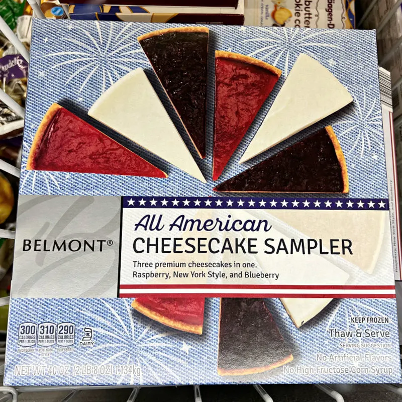 all american cheesecake sampler
