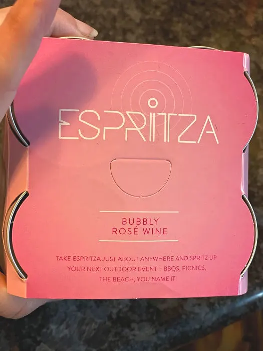 espritza bubbly rose packaging