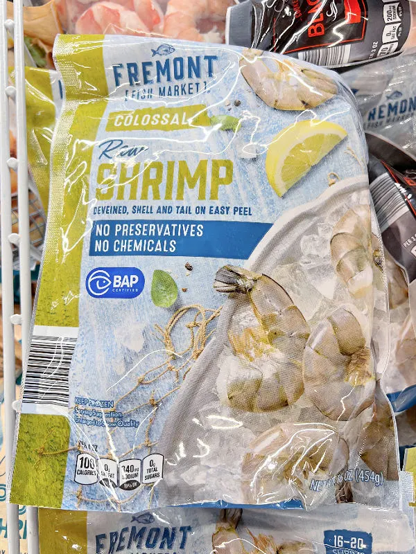 colossal shrimp at aldi