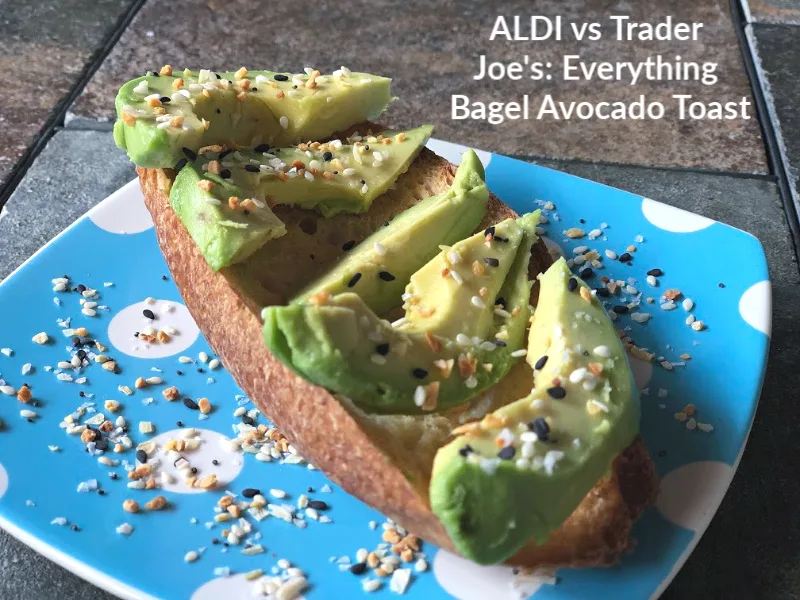 everything bagel avocado toast