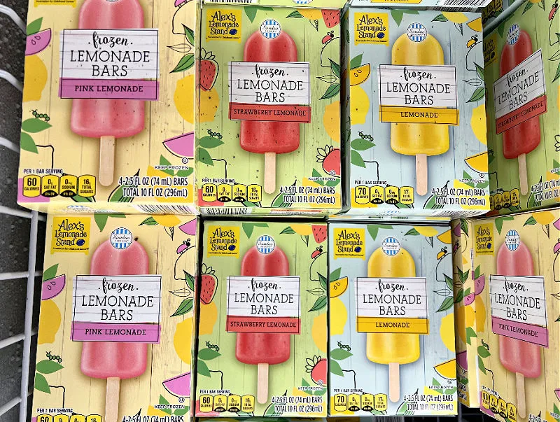 frozen lemonade bars