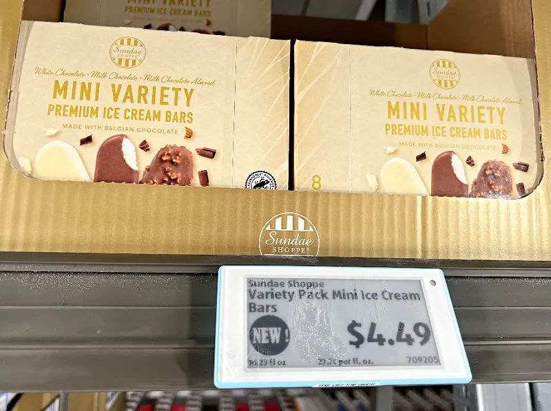 mini premium ice cream bars