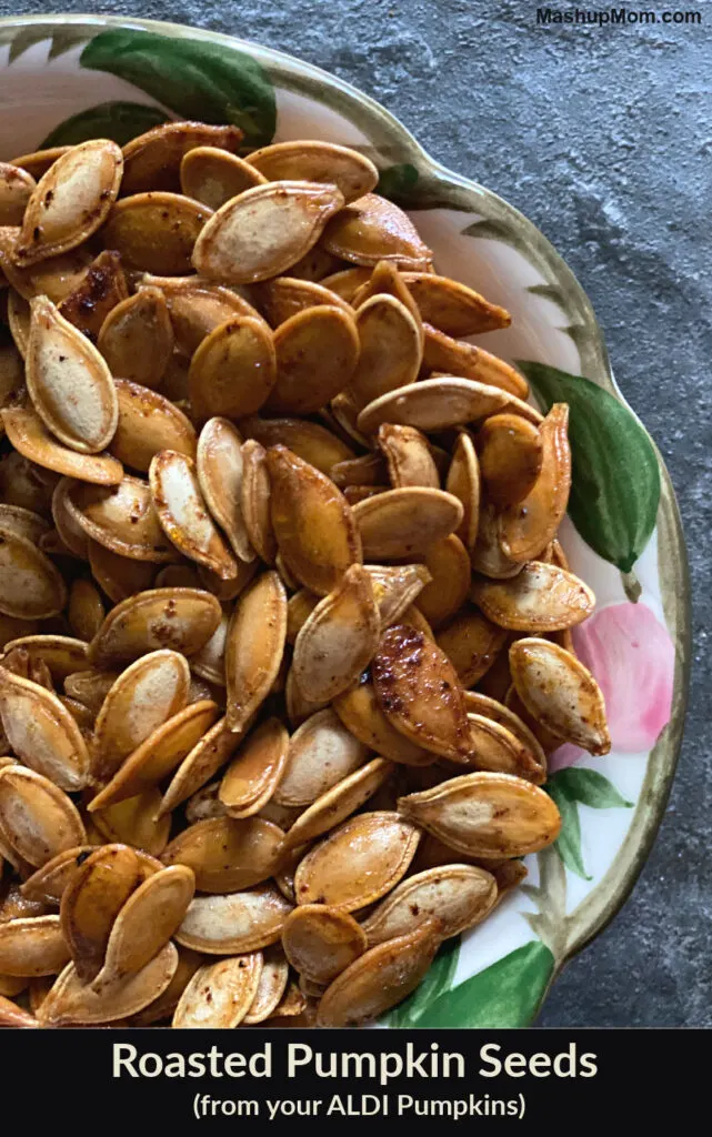 roasted pumpkin seeds from aldi pumpkins