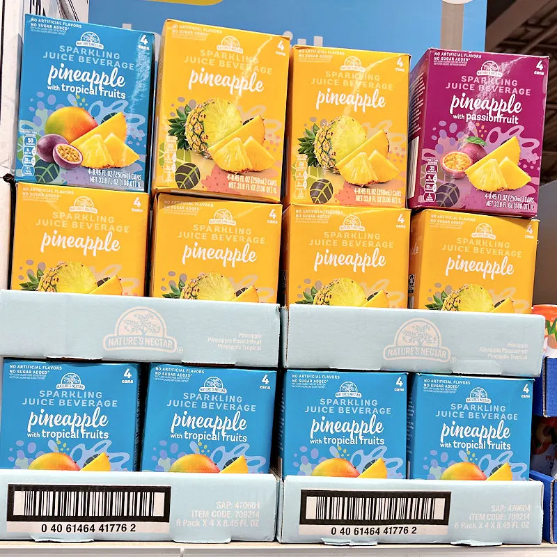 sparkling pineapple juice at aldi