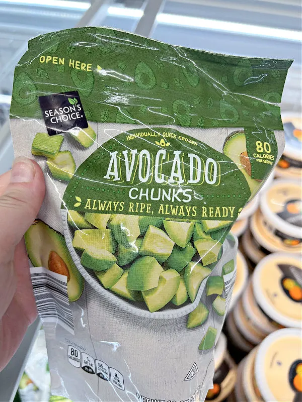 avocado chunks at aldi