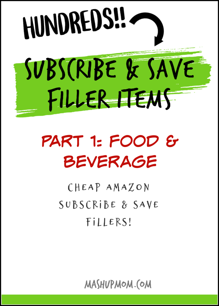 hundreds of cheap amazon subscribe & save filler items part 1 food and drink