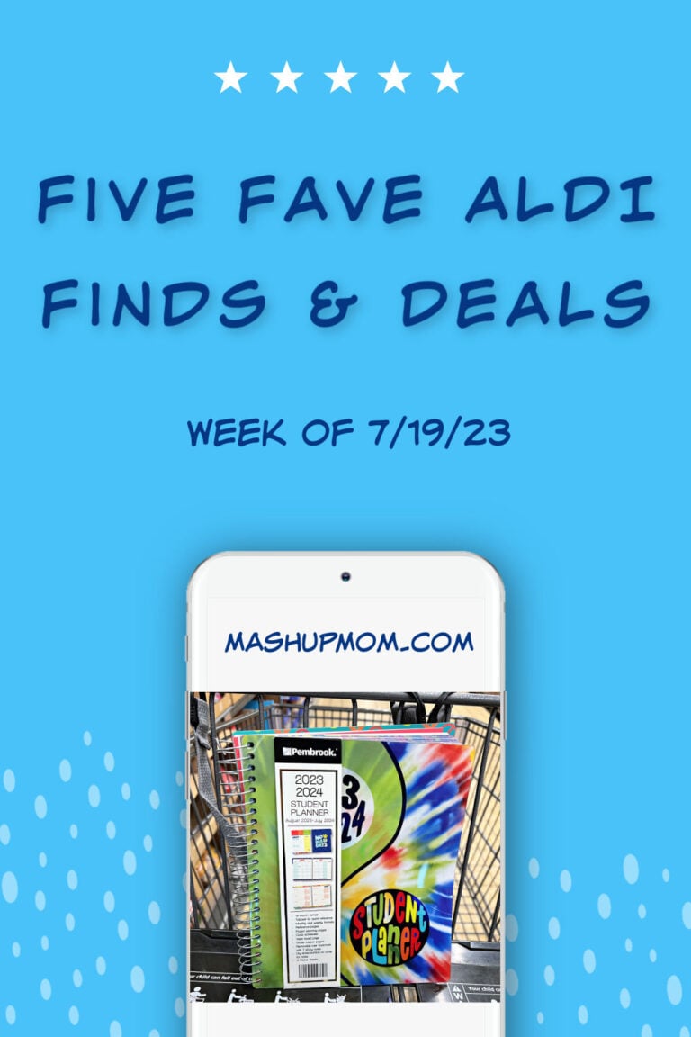Five Fave ALDI Finds & deals week of 7/19/23