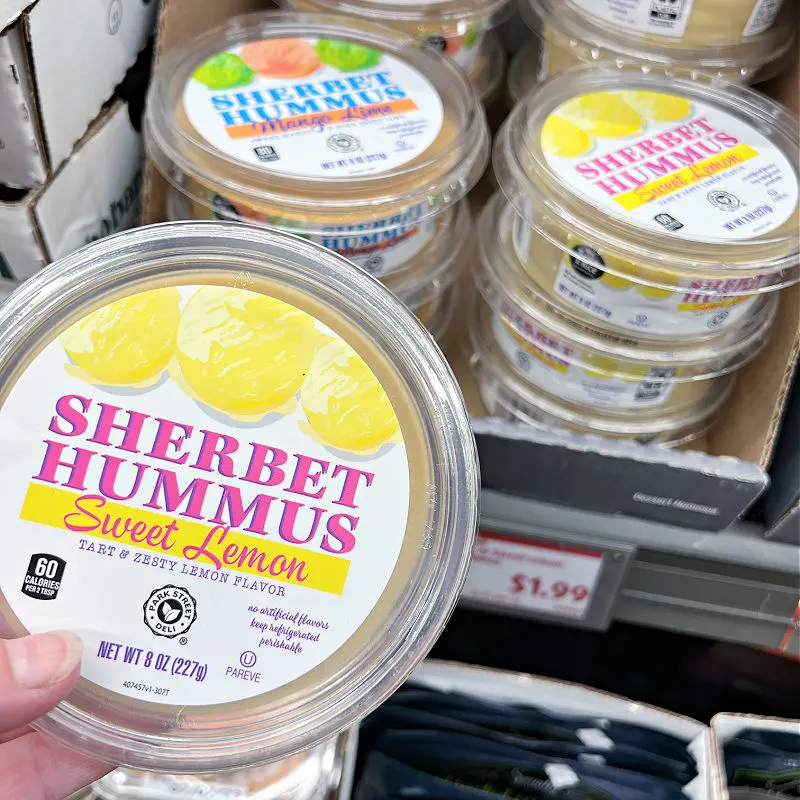 summer dessert hummus