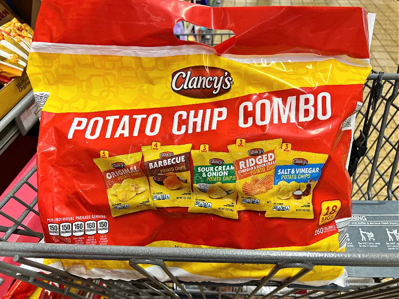 clancy's potato chip combo individual bags of chips