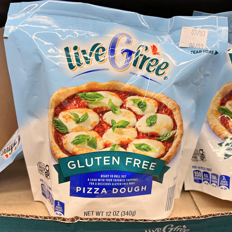 gluten free pizza dough at aldi