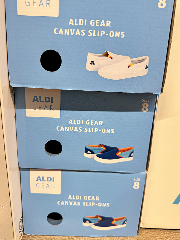 Aldi canvas deals shoes