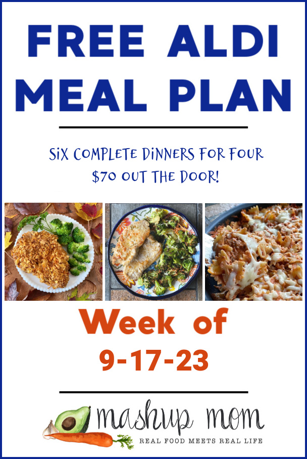 free aldi meal plan week of 9/17/23: Six complete dinners for four, $70 out the door