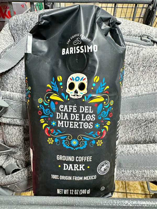 dia de los muertos coffee at aldi