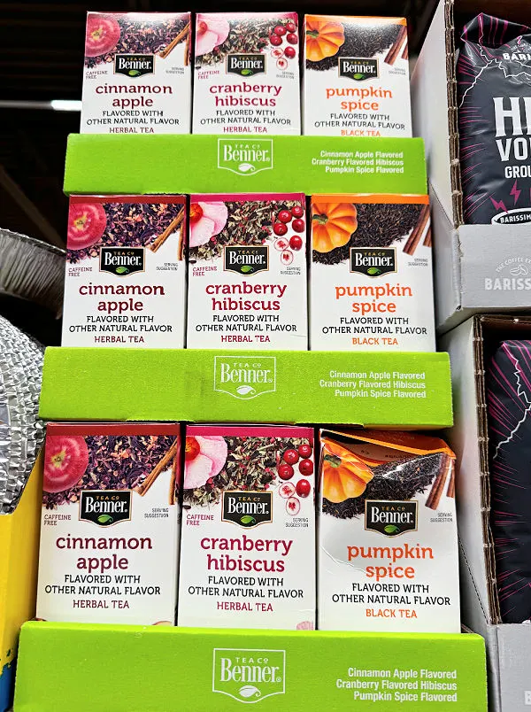 fall tea at aldi